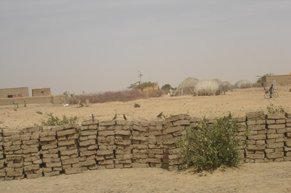 Construction des murs